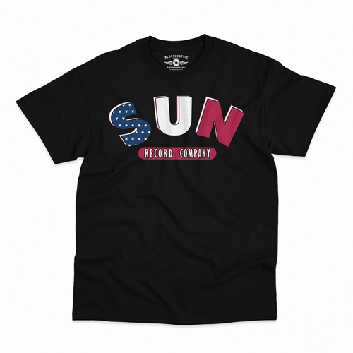 All American Sun Records Logo T-Shirt - Classic Heavy Cotton - classicblack