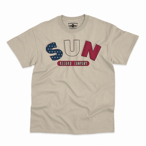 All American Sun Records Logo T-Shirt - Classic Heavy Cotton - classicsand