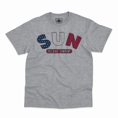 All American Sun Records Logo T-Shirt - Classic Heavy Cotton - heatherathletic
