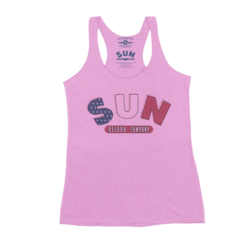 All American Sun Records Logo Racerback Tank - Women