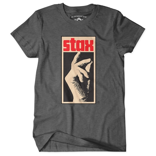 CLOSEOUT Stax Snapping Fingers T-Shirt - Classic Heavy Cotton - classicheathergrey