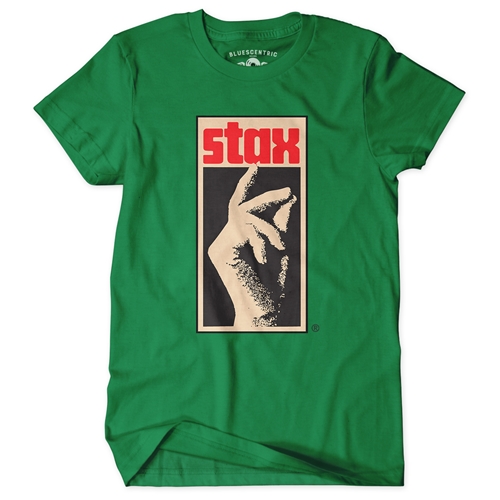 CLOSEOUT Stax Snapping Fingers T-Shirt - Classic Heavy Cotton - classickellygreen