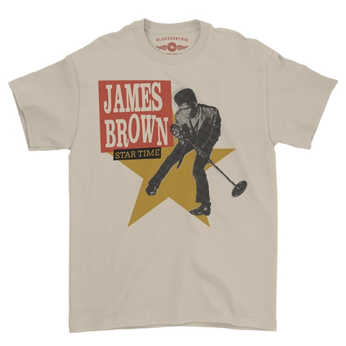 James Brown Star Time T-Shirt - Classic Heavy Cotton - classicsand