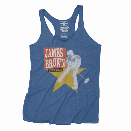 James Brown Star Time Racerback Tank - tankvintageroyal