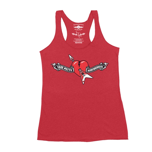 Tom Petty Hard Lines Logo Racerback Tank - Women