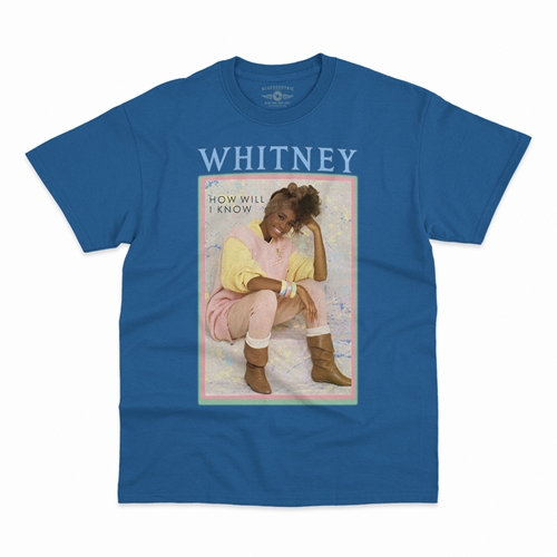 Whitney Houston How Will I Know T-Shirt - Classic Heavy Cotton - classicroyalblue