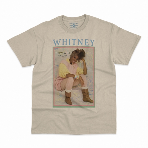 Whitney Houston How Will I Know T-Shirt - Classic Heavy Cotton - classicsand