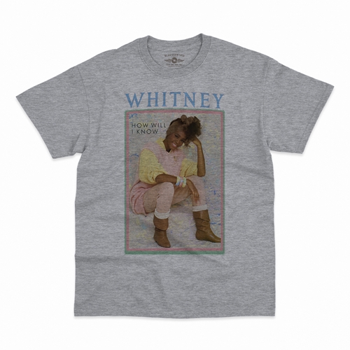 Whitney Houston How Will I Know T-Shirt - Classic Heavy Cotton - heatherathletic