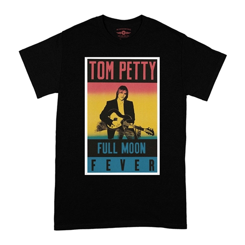 Tom Petty Full Moon Fever T-Shirt - Classic Heavy Cotton - classicblack