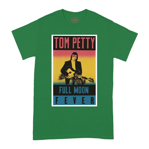 Tom Petty Full Moon Fever T-Shirt - Classic Heavy Cotton - classickellygreen