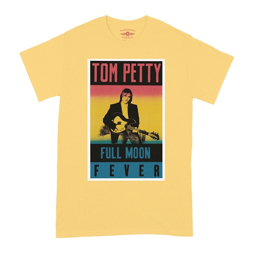 Tom Petty Full Moon Fever T-Shirt - Classic Heavy Cotton - classicyellow