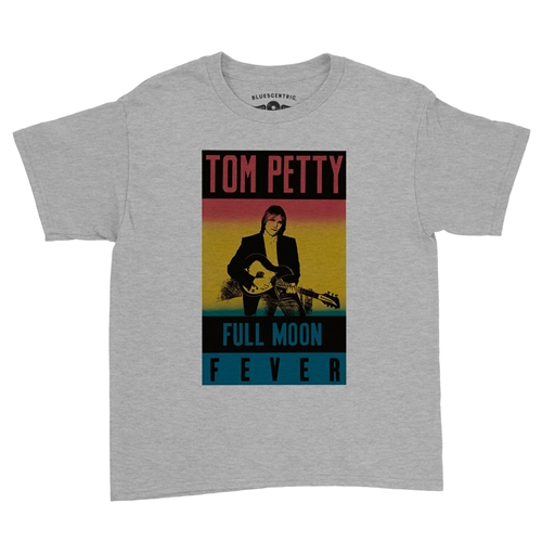 Tom Petty Full Moon Fever Youth T-Shirt - Lightweight Vintage Children & Toddlers - youthheatherathletic