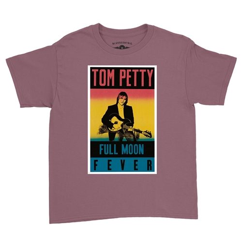 Tom Petty Full Moon Fever Youth T-Shirt - Lightweight Vintage Children & Toddlers - youthheathermaroon