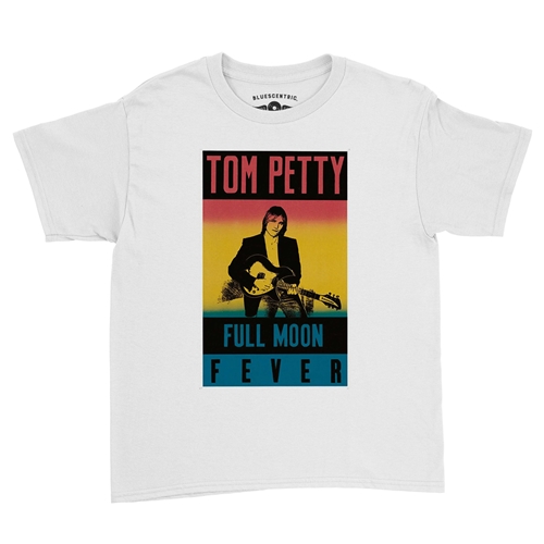 Tom Petty Full Moon Fever Youth T-Shirt - Lightweight Vintage Children & Toddlers - youthwhite