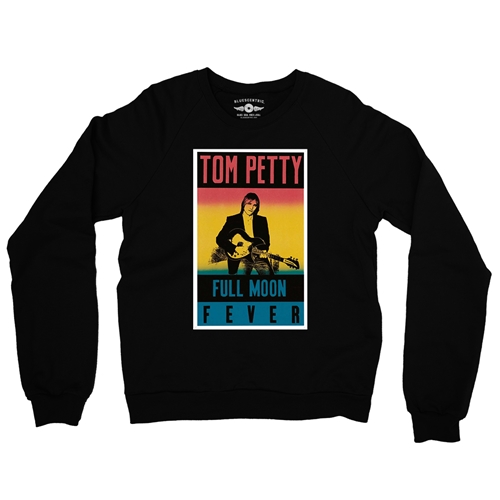 Tom Petty Full Moon Fever Crewneck Sweater - crewneckblack