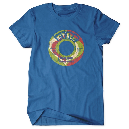 Small Batch Fire Records Mojo Hand T Shirt - Classic Heavy Cotton - classicroyalblue