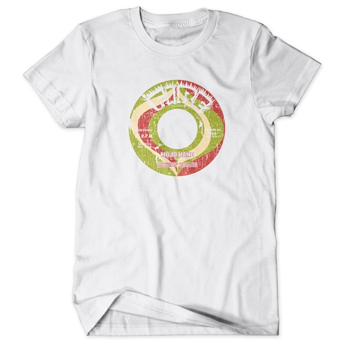 Small Batch Fire Records Mojo Hand T Shirt - Classic Heavy Cotton - white