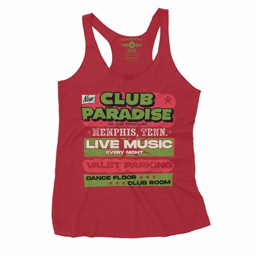 Green Club Paradise Memphis Racerback Tank - Women