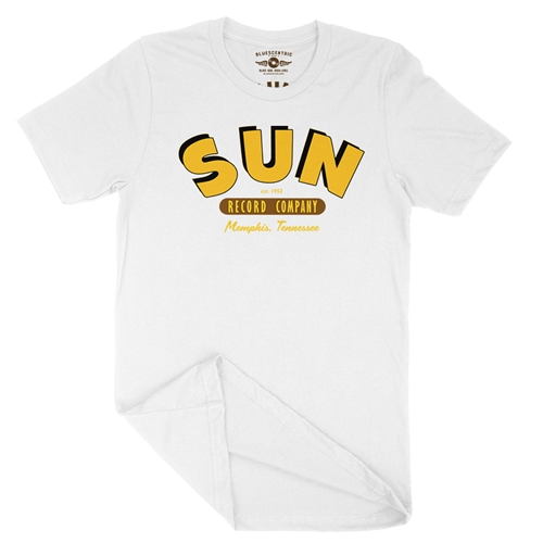 Sun Record Company Memphis T-Shirt - Lightweight Vintage Style - vintagewhite