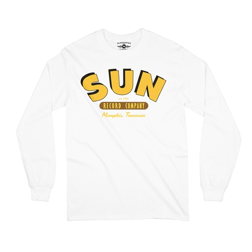 Sun Record Company Memphis Long Sleeve T-Shirt - longsleevewhite