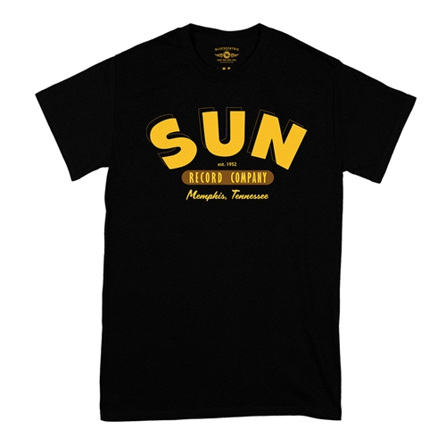 Sun Record Company Memphis T-Shirt - Classic Heavy Cotton - classicblack