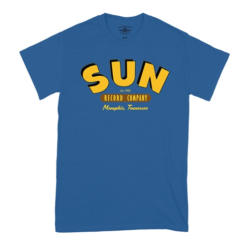 Sun Record Company Memphis T-Shirt - Classic Heavy Cotton - classicroyalblue
