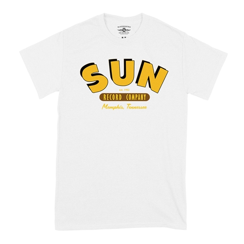 Sun Record Company Memphis T-Shirt - Classic Heavy Cotton - classicwhite