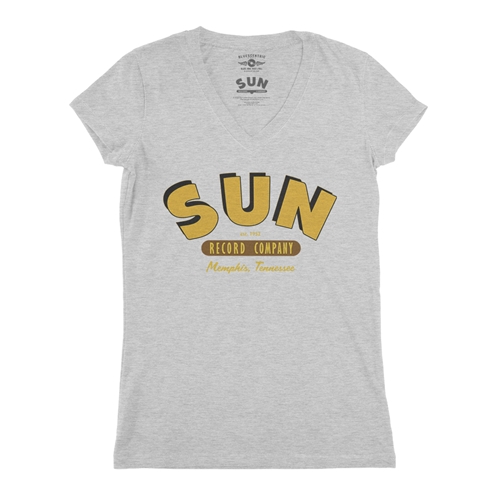Sun Record Company V-Neck Memphis T Shirt - Women
