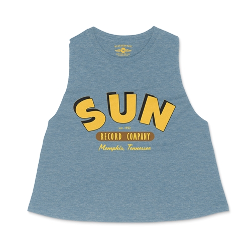 Sun Record Company Memphis Racerback Crop Top - Women