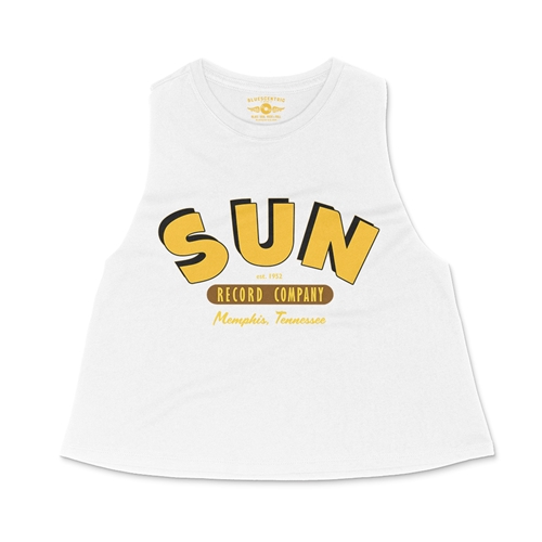 Sun Record Company Memphis Racerback Crop Top - Women