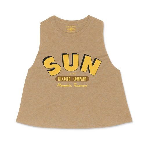 Sun Record Company Memphis Racerback Crop Top - Women