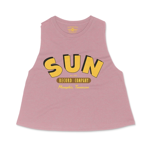 Sun Record Company Memphis Racerback Crop Top - Women