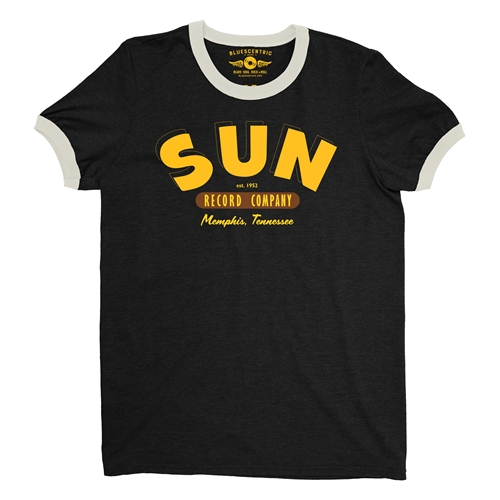 Sun Record Company Memphis Ringer T-Shirt - ringerblackcreamtrim