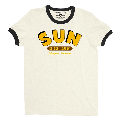 Sun Record Company Memphis Ringer T-Shirt - ringernaturalblacktrim