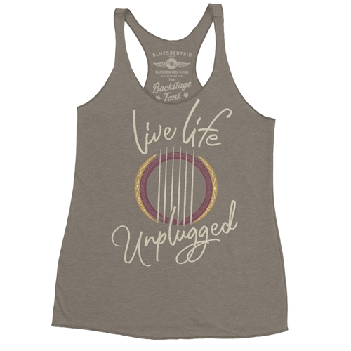Live Life Unplugged Racerback Tank - Women