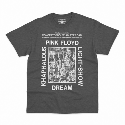 Pink Floyd in Amsterdam T-Shirt - Classic Heavy Cotton - classicheathergrey