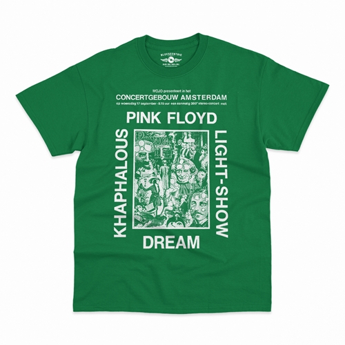 Pink Floyd in Amsterdam T-Shirt - Classic Heavy Cotton - classickellygreen