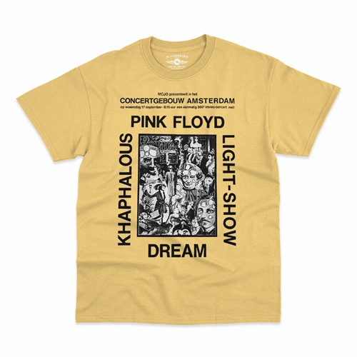 Pink Floyd in Amsterdam T-Shirt - Classic Heavy Cotton - classicyellow