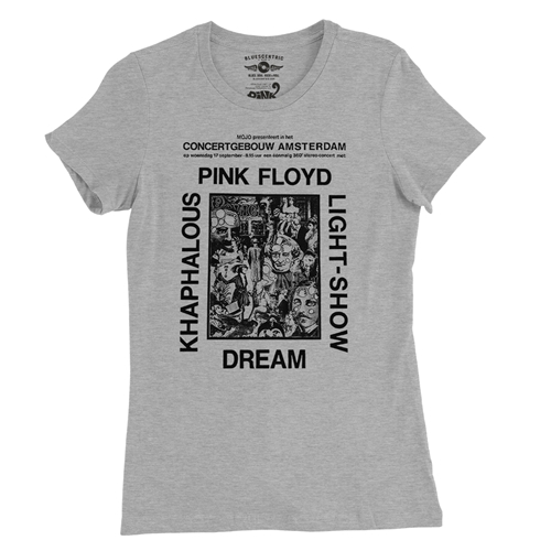 Pink Floyd in Amsterdam Ladies T Shirt - Relaxed Fit - ladiesathleticheather