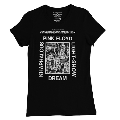 Pink Floyd in Amsterdam Ladies T Shirt - Relaxed Fit - ladiesblack