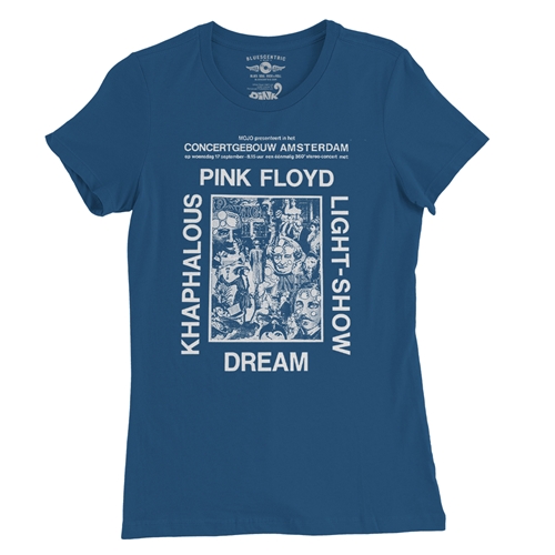 Pink Floyd in Amsterdam Ladies T Shirt - Relaxed Fit - ladiesblue