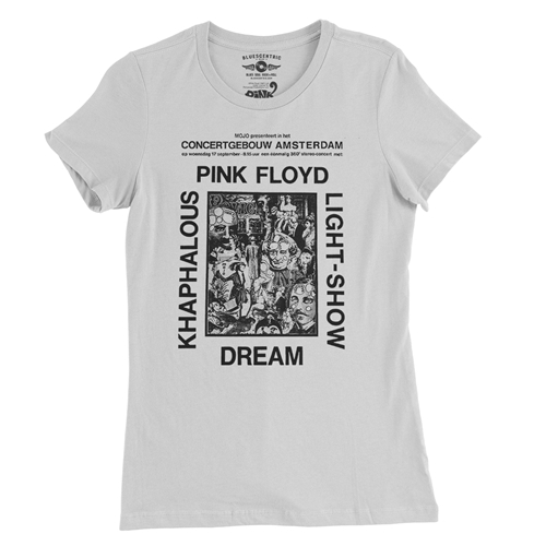 Pink Floyd in Amsterdam Ladies T Shirt - Relaxed Fit - ladieswhite