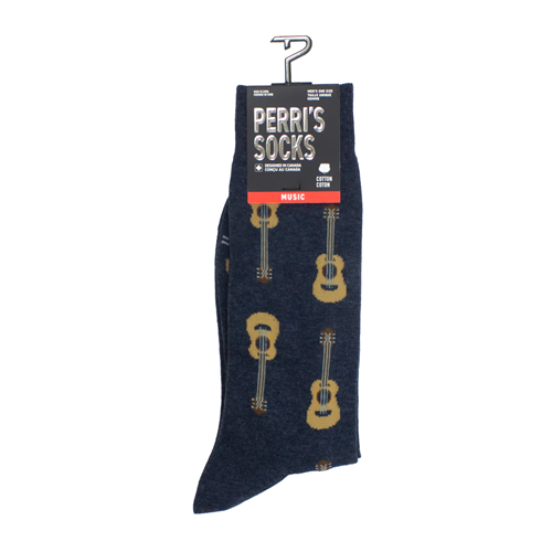 Acoustic Guitar Crew Knit In Socks - 1 Pair