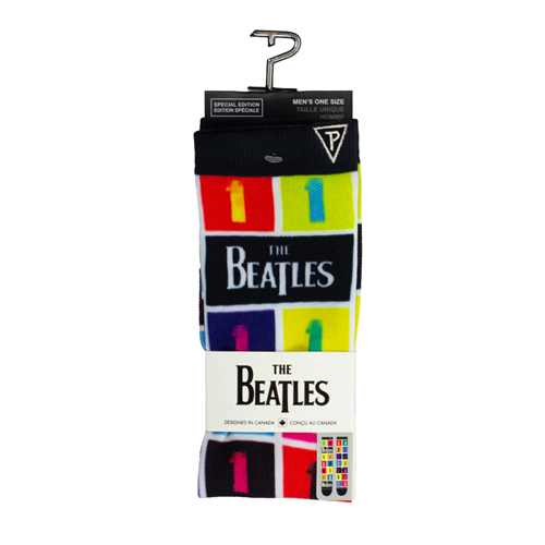 The Beatles One Socks - 1 Pair, Colorful Print