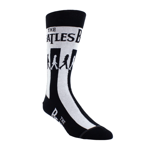 The Beatles Abbey Rd Socks - 1 Pair, BLACK & WHITE