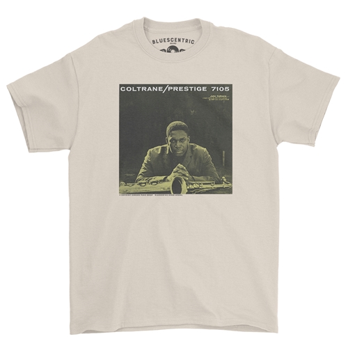 CLOSEOUT John Coltrane Prestige 7105 T-Shirt - Classic Heavy Cotton - classicsand