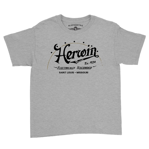 Herwin Records St Louis Youth T-Shirt - Lightweight Vintage Children & Toddlers - youthheatherathletic