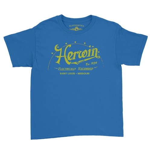 Herwin Records St Louis Youth T-Shirt - Lightweight Vintage Children & Toddlers - youthroyalblue