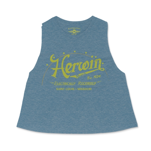Herwin Records St Louis Racerback Crop Top - Women