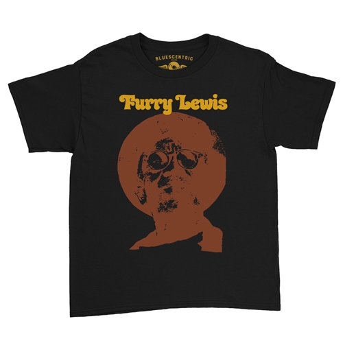 Old School Furry Lewis Youth T-Shirt - Lightweight Vintage Children & Toddlers - youthblack